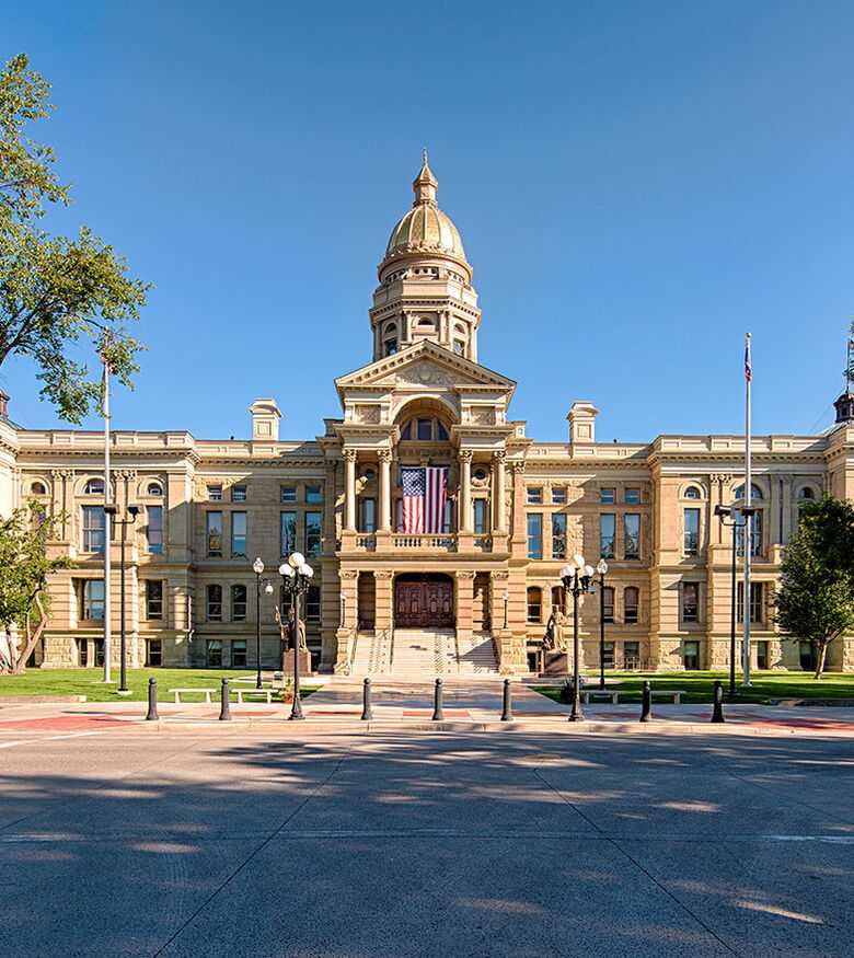 Historic building in Cheyenne, a landmark for Wyoming personal injury lawyers.