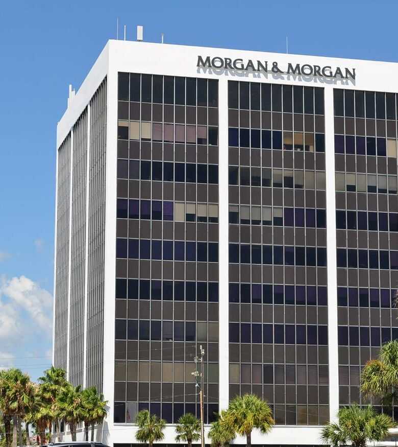 Morgan & Morgan office building in Daytona Beach, a key site for personal injury lawyers.